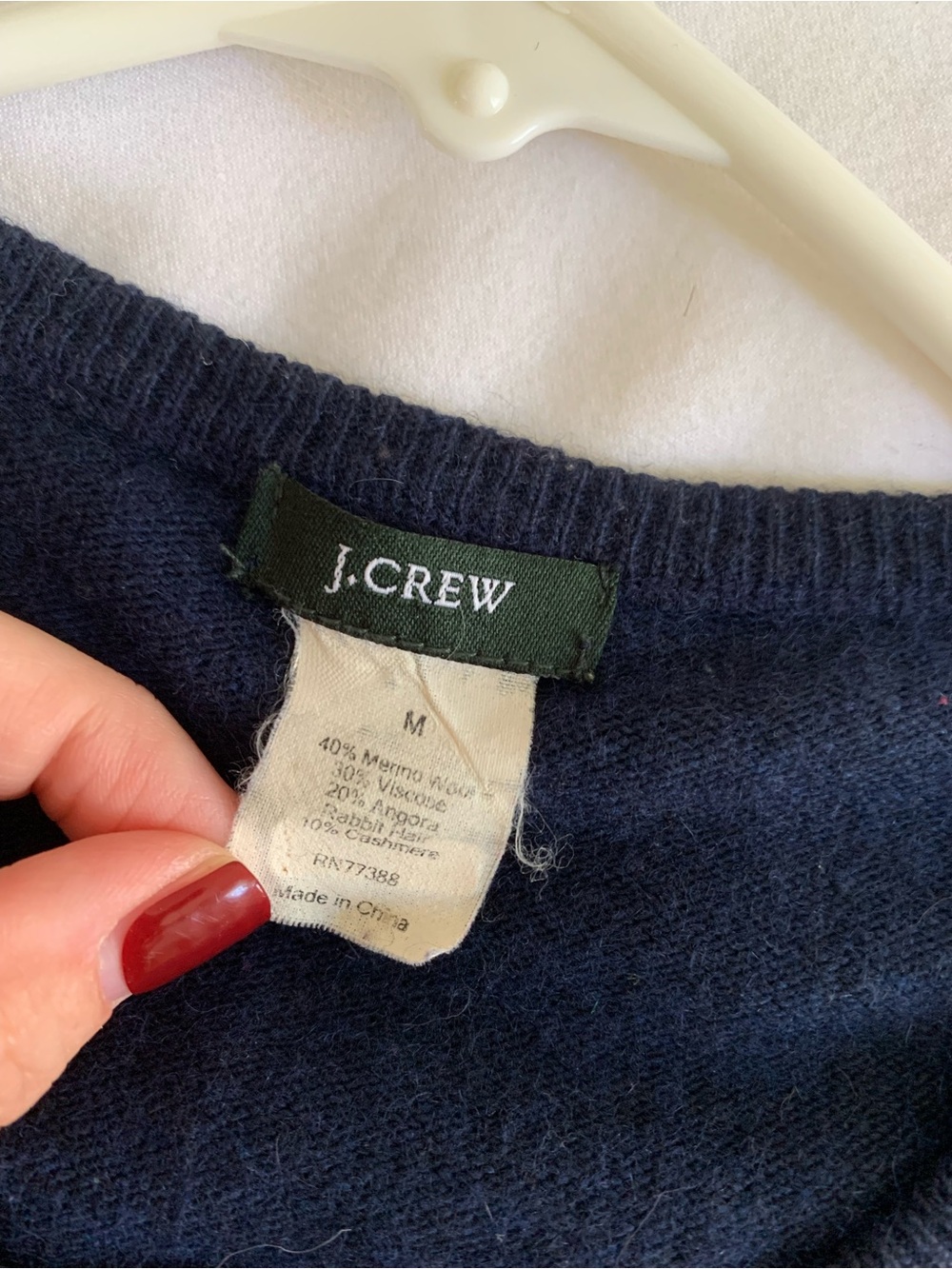 J. Crew Jackie 3/4 Sleeve Embroidered Cardigan. Medium - Picture 2 of 7